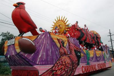 Krewe of Bacchus Parade Line Up