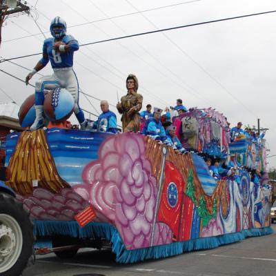 Krewe of Bacchus Parade Line Up