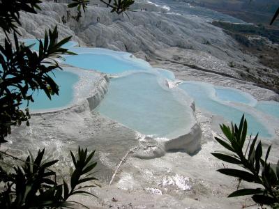 That's the actual color of these strange pools.