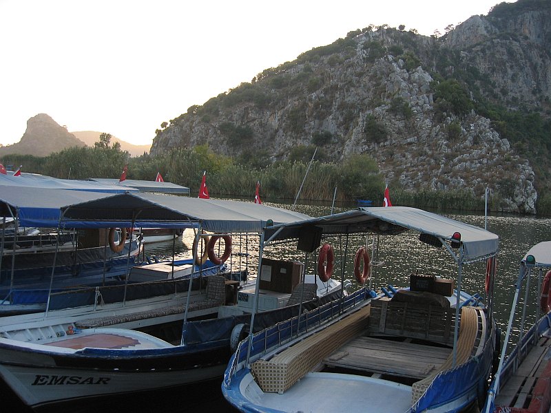 Arrived in Dalyan, early evening and<br>saw this beautiful scene.