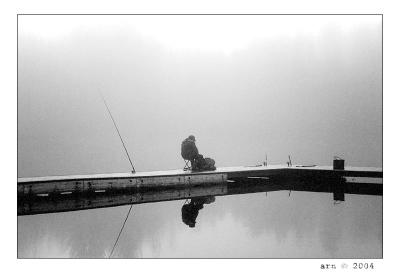 solitary fisherman