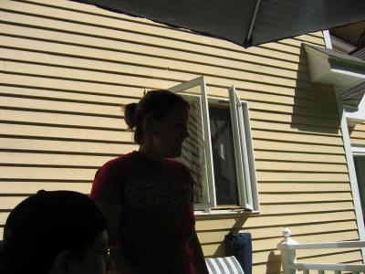 Shillouette on the house