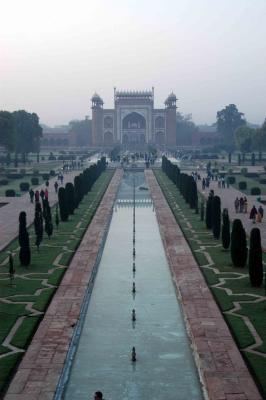 Taj Mahal at sunrise