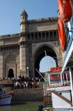 Boarding the Elephanta excursion boat at the Gateway of India