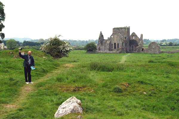 Dad on the walk to Hore Abbey