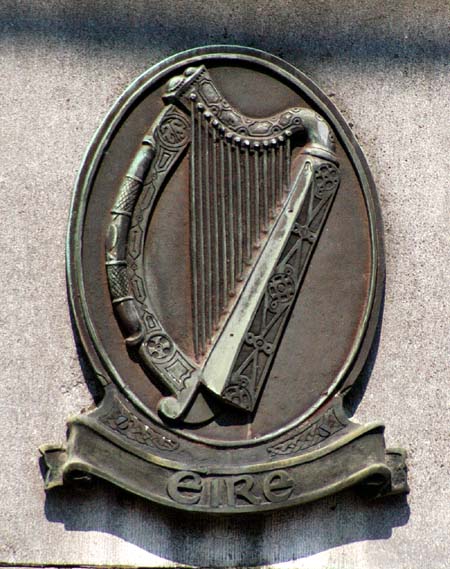 Irish coat of arms (Eire=Ireland)