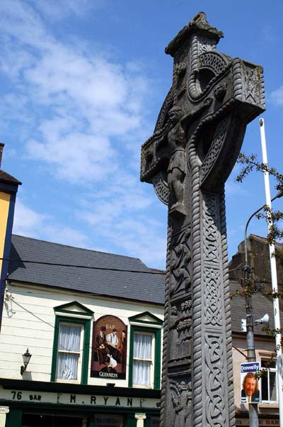 Celtic cross in the center of Cashel