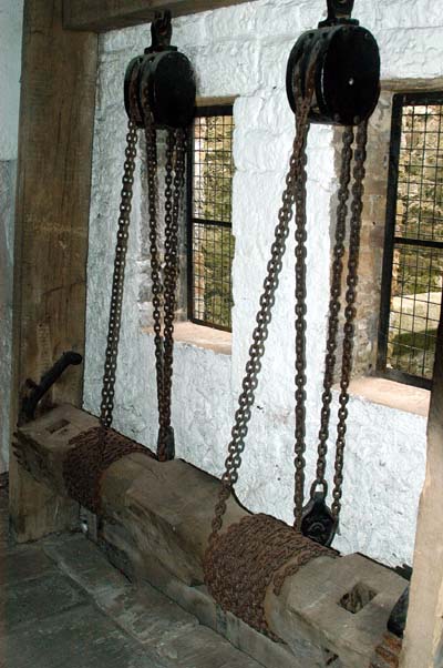Portcullis mechanism, Cahir Castle