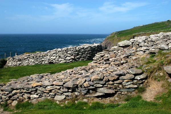 Prehistoric fort ruins, Dingle Peninsula
