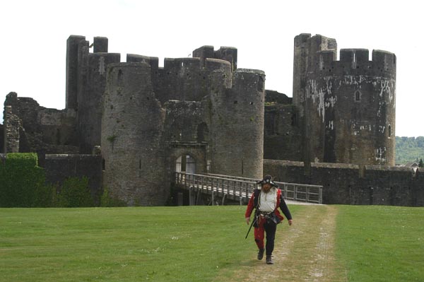 Northern gate to Caerphilly