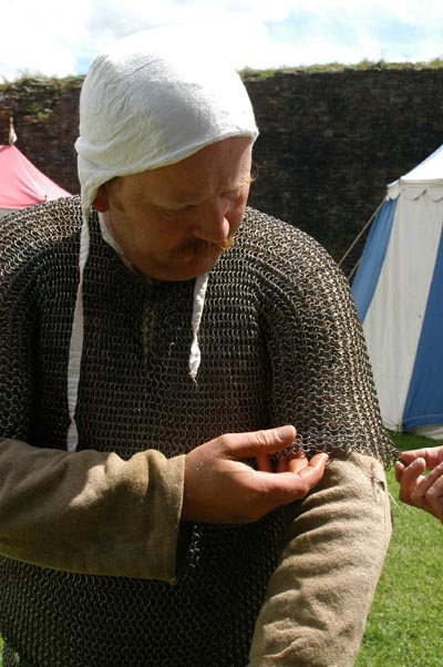Chainmail...ineffective against arrows