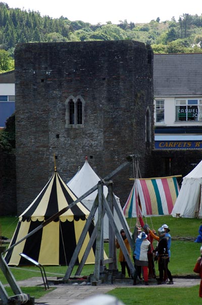 Preparing the trebuchet