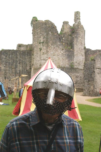Nice helmet, Dad