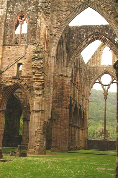 The Dissolution of the Monestaries by Henry VIII in 1532 left Tintern a ruin