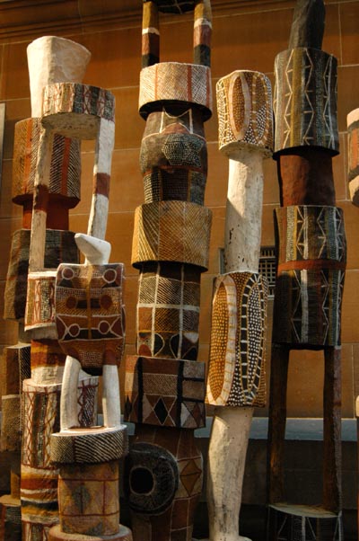 Pukumani Poles, Australian Museum