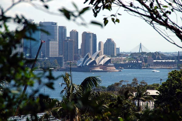 View of the Sydney Opera House from Taronga Park Zoo