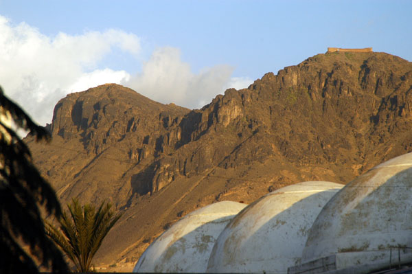 Mountain above old town Sana'a