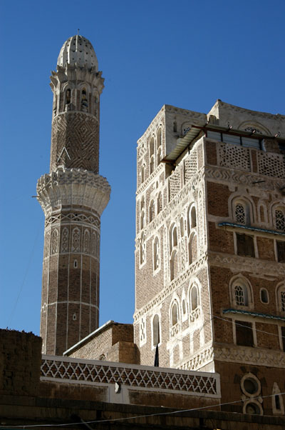 ? Masjid al-'Aqil, Sana'a minaret