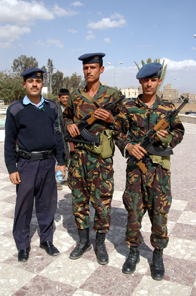 Airport police, Sana'a