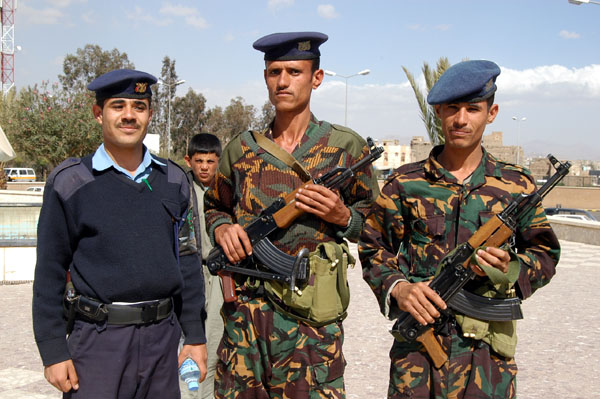 Airport police, Sana'a, Yemen