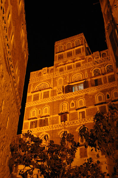Old Town Sana'a, night