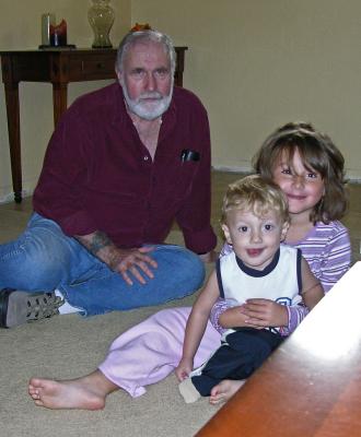 Grandpa With Sarah and Kyle
