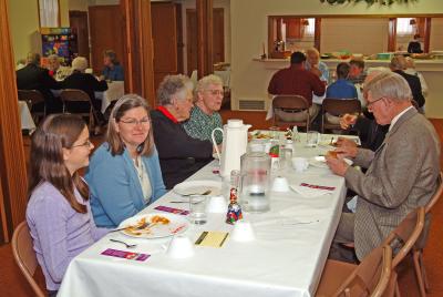 Erin and Janet Laursen with Others