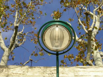 Lamp and sky