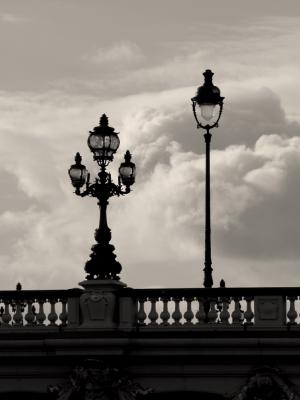Lamps and sky