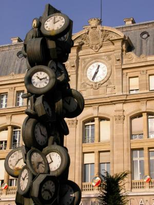 Pile of clocks