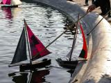 Sailboats in the fountain