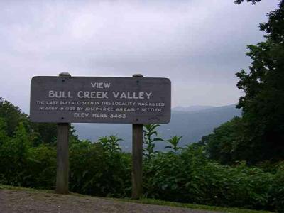 Bull Creek Valley OL
MP 373.8 S, 3483'