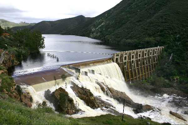 Hodges Dam - Spillwater