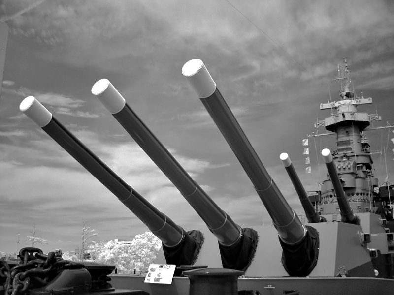 16 inch guns