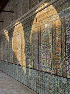 Ornate Wall, The Mosque of Sidi Sahab (Mosque of the Barber)