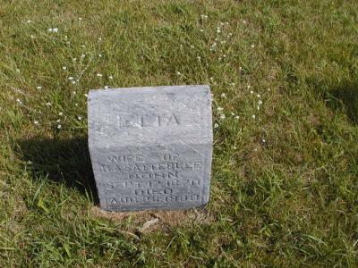 Satterlee, Etta (Wife of R. A.) Section 3 Row 1