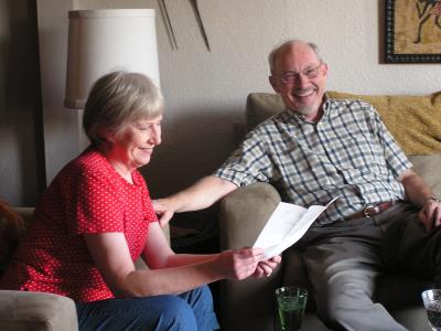 Jerry & Carolyn on their 40th Anniversary