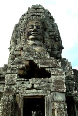 Cambodia-Angkor Thom-The Bayon-Faces