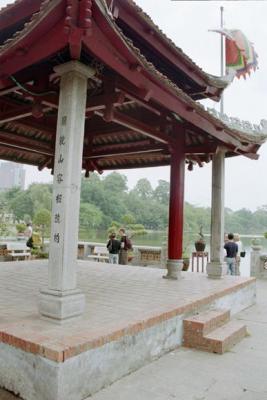 Den Ngoc Son - a island, and pagoda, on Hoan Kiem Lake