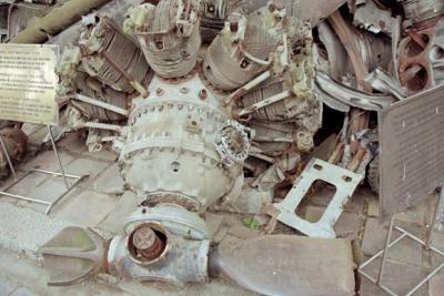 US plane wreckage - Hellcat engine