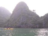 Lagoon in the center of the island