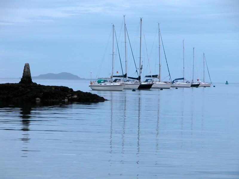 Moorings evening, Arinagour, Coll