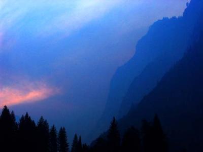 Dawn over Yosemite Valley