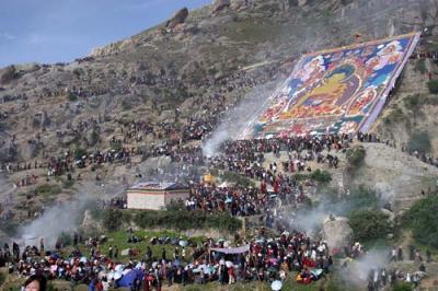 Shoton Festival Tibet