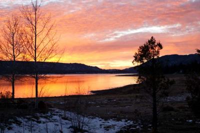 Big Bear  Sunset On Ice 1