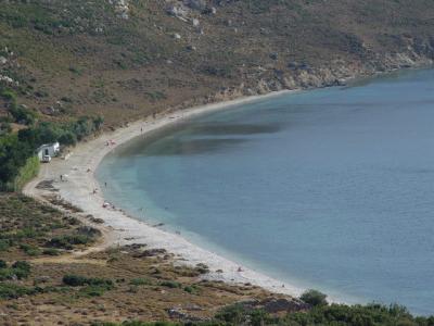 Kolymbada Beach, for the less social ones