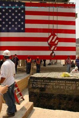 Moving the cornerstone into its final position