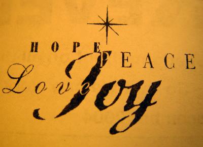Hope Peace Love Joy