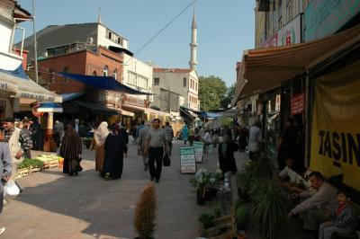 171 Istanbul  Market day at Fatih Mosque june 2004