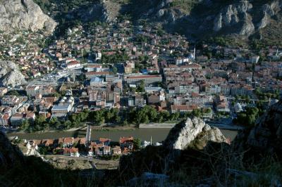 Amasya Views climbing Kale hill